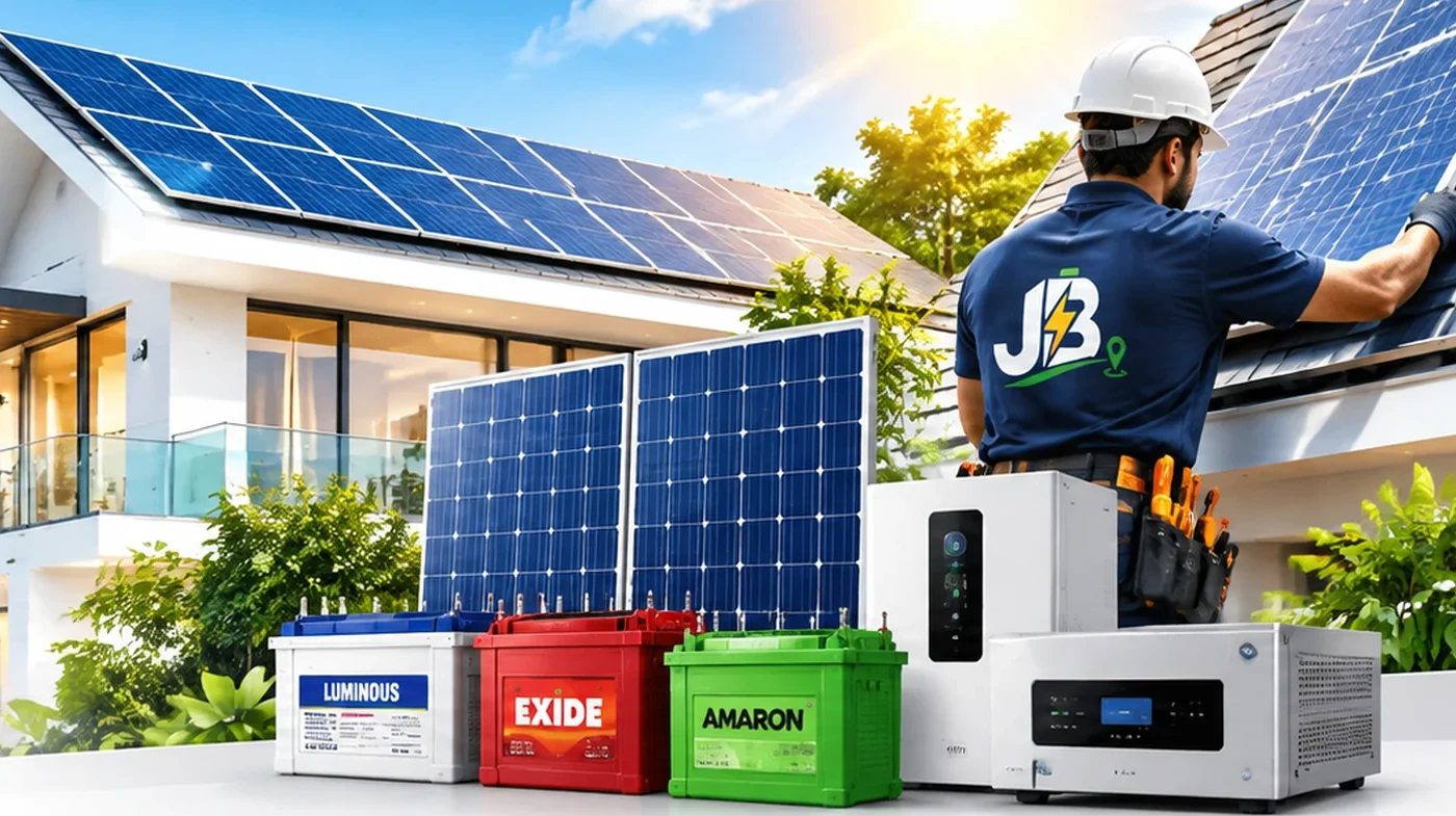 Solar panels, engineer and battery backup products โ Joshua Batteries service enquiries