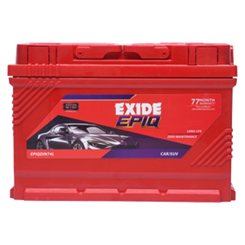 EXIDE EPIQ EPIQDIN74L Segment: CAR SUV MUV Price Chennai